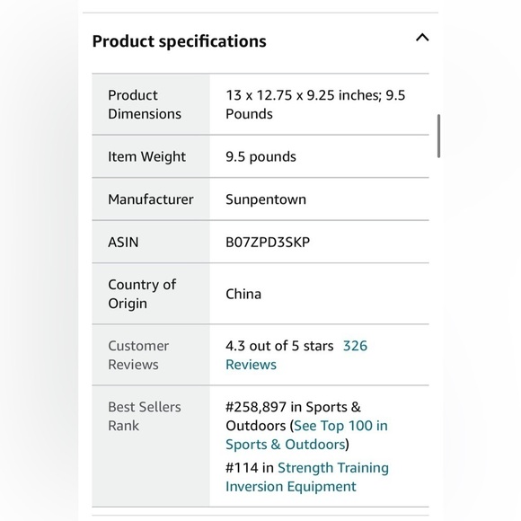 SPT HEALTHY SWINGER MODEL AB-07 OPEN BOX - Picture 2 of 4